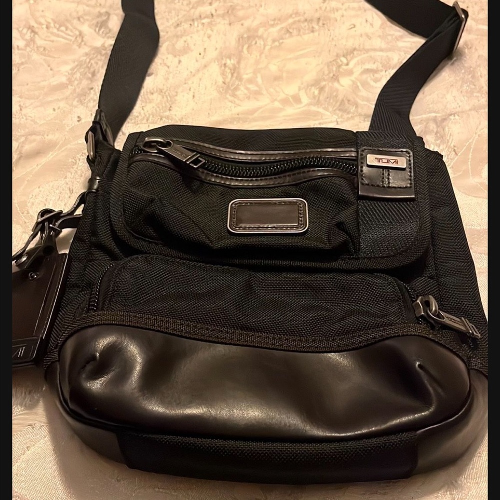 Tumi Black Crossbody Bag